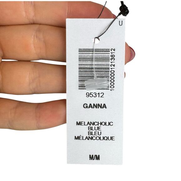 Wilfred Free NWT Ganna Blue Gray Button Front Relaxed Fit Insulated Jacket - Picture 12 of 16